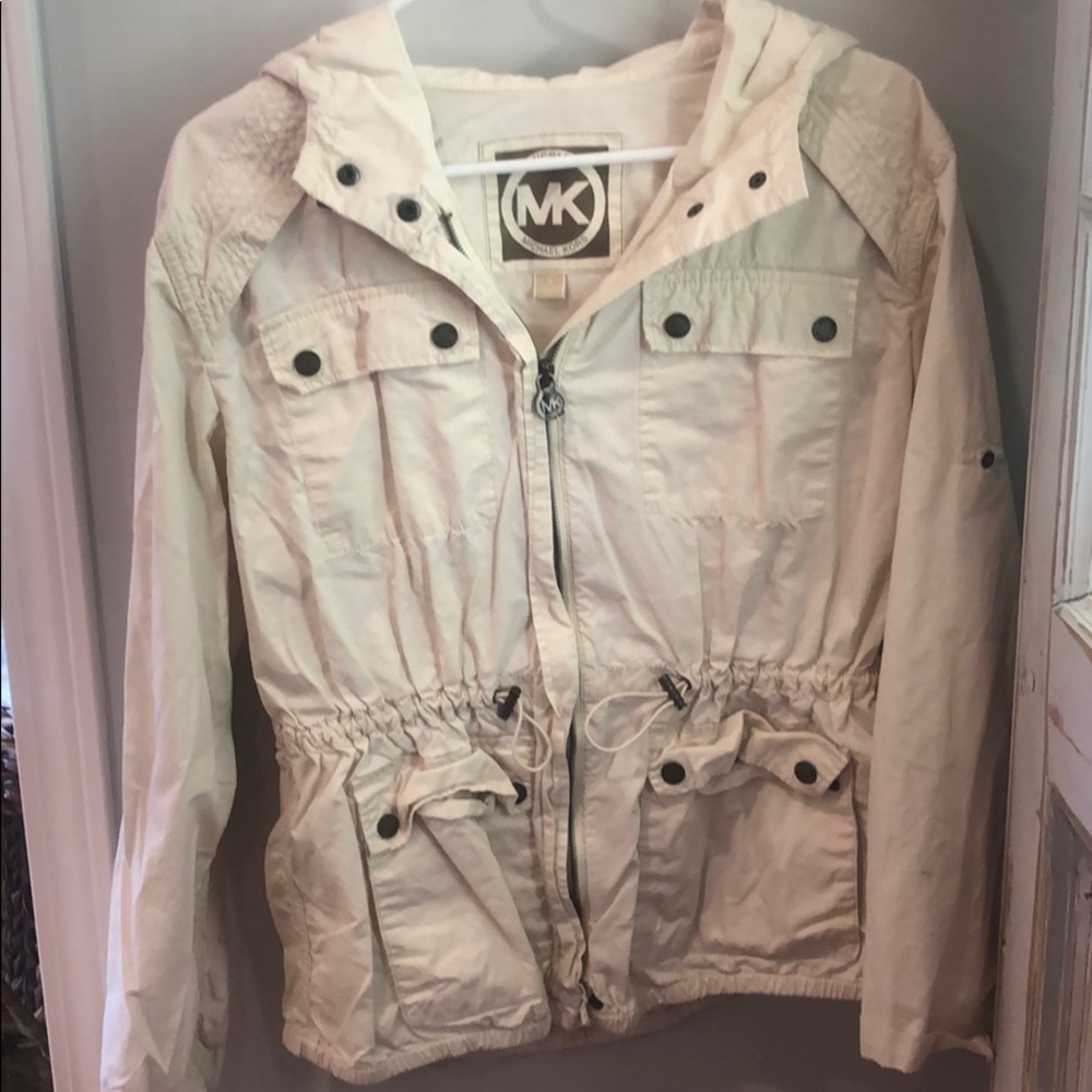 Michael Kors cream Army jacket